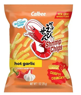 Calbee Shrimp Chips Hot Garlic
