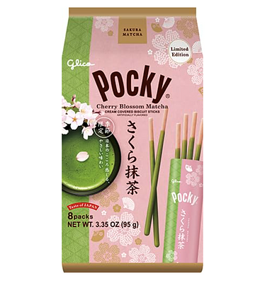 Glico Pocky Cherry Blossom Matcha Family Pack