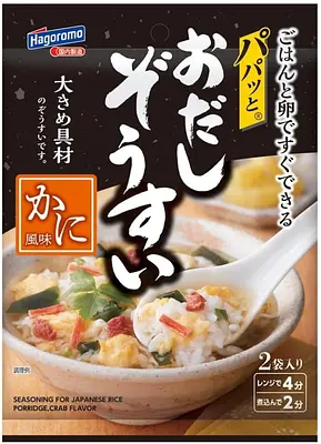 はごろもフーズ パパッとぞうすい おだしかに風味