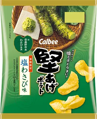 CALBEE KATAAGE POTATO SALT WASABI