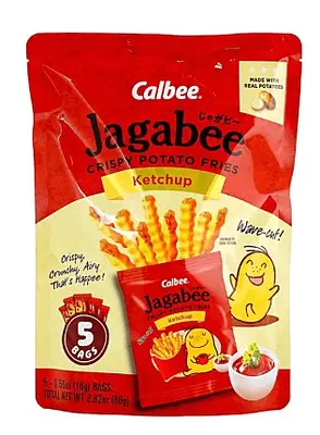 CalbeecJagabee Crispy Potato Fries Ketchup 5P (Exp 10/12/26)