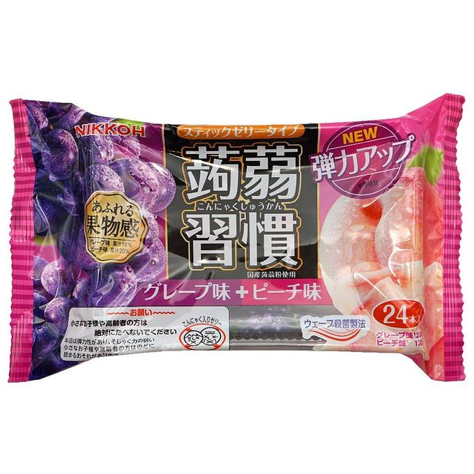 日幸製菓 蒟蒻習慣 グレープ&ピーチ