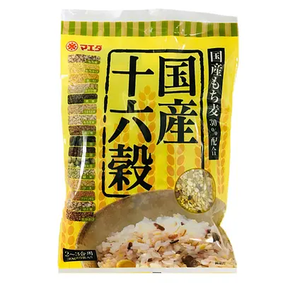 マエダ 国産 十六穀もち麦入