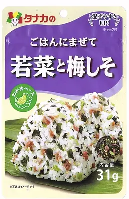タナカ ごはんにまぜて 若菜梅