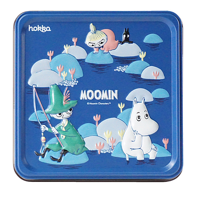 北陸製菓 ムーミンビスケット缶 ミルク