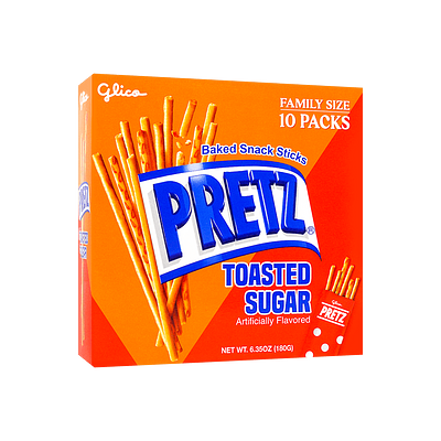 Glico Pretz Party Pack Toasted Sugar