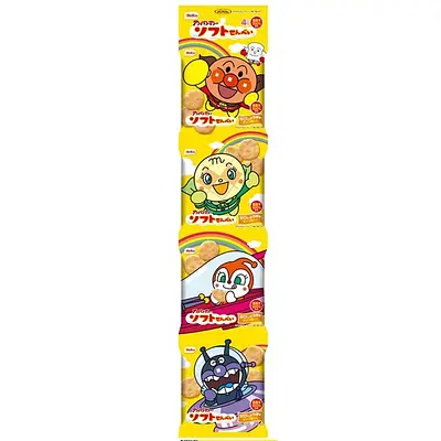 栗山米菓 アンパンマン そふとせん (4連)