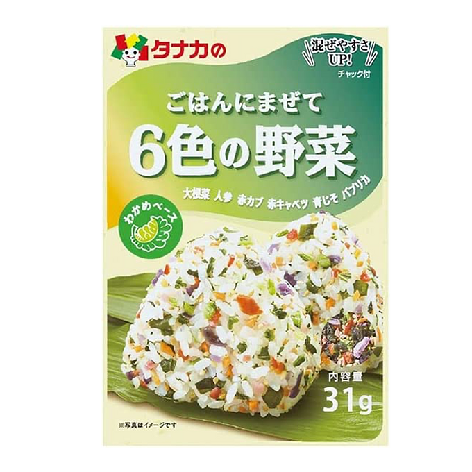タナカ ごはんにまぜて 6色野菜