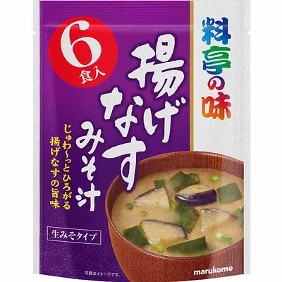 Marukome Ryotei No Aji Miso Soup Agenasu 6P