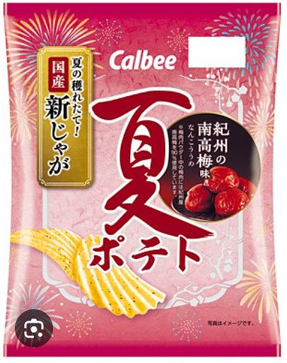 Calbee Natsu Potato Kishu Nankoubai Plum