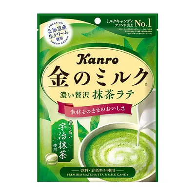 Kanro Kin No Milk Candy Matcha Latte