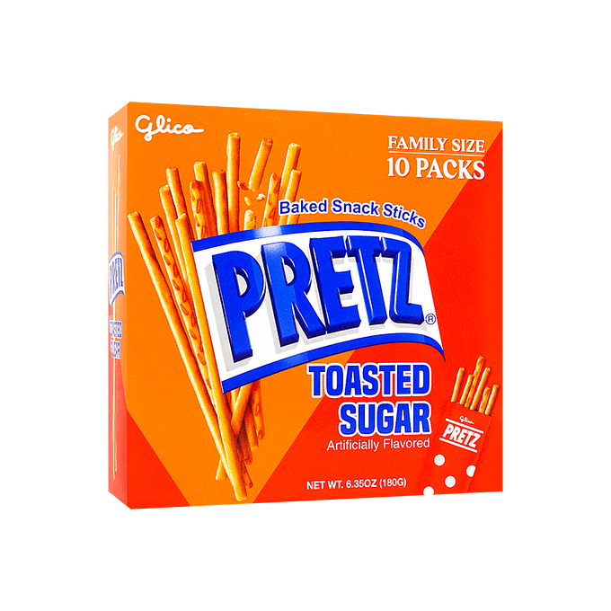 Glico Pretz Party Pack Toasted Sugar