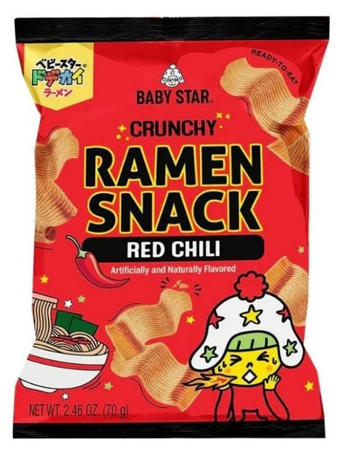 Oyatsu Baby Star Ramen Wide Red Chili