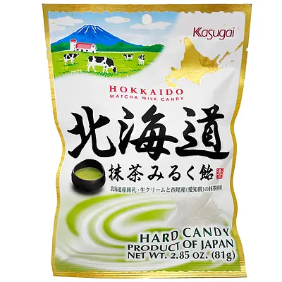 春日井製菓 北海道抹茶ミルクあめ | ニジヤマーケット