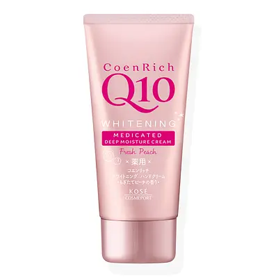 コーセー コエンリッチQ10 薬用ホワイトニング ハンドクリーム もぎたてピーチの香り