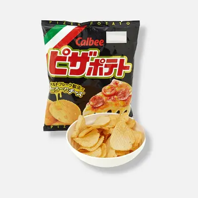 カルビー ポテトチップス ピザポテト（英語） | ニジヤマーケット