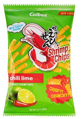 カルビー シュリンプチップス チリライム味