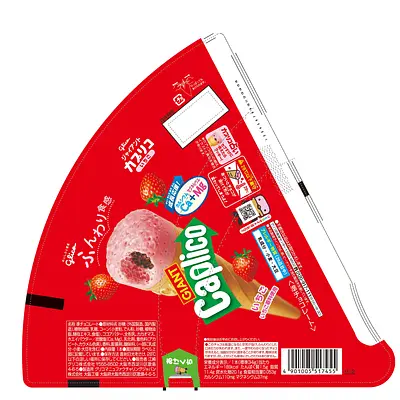 グリコ ジャイアントカプリコ いちご | ニジヤマーケット