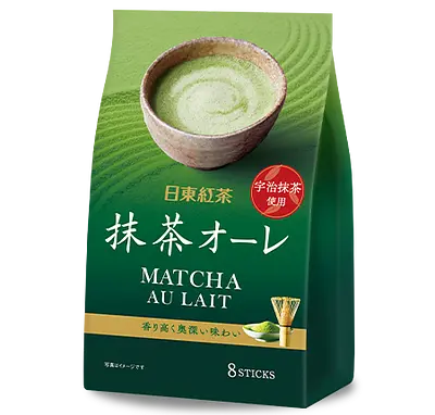 Nitto Kocha Matcha Au Lait 8 Sticks