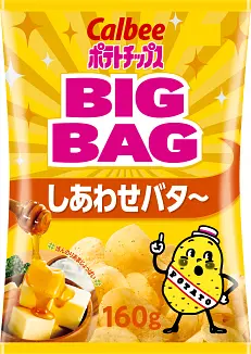 Calbee Potato Chips Big Bag Shiawase Butter
