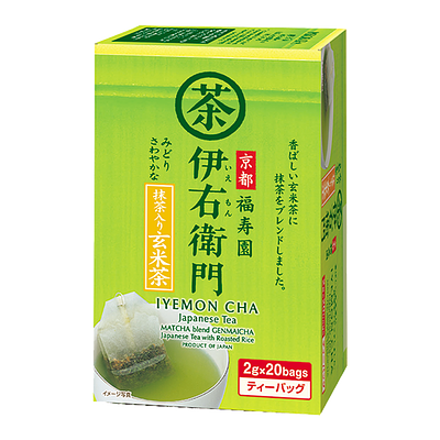 Iyemon Tea Bag Genmaicha With Matcha