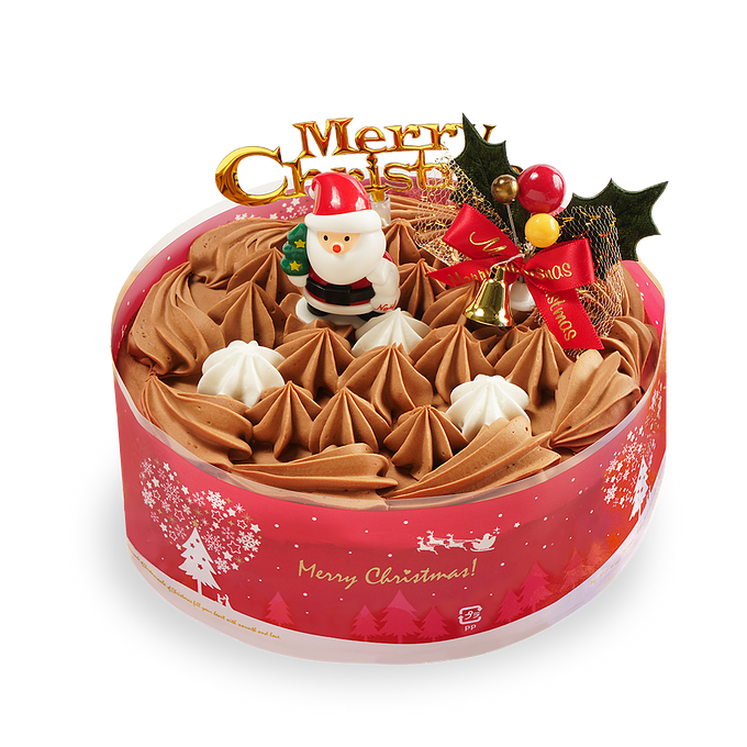 Nijiya Christmas Rich Chocolate Cake 6"