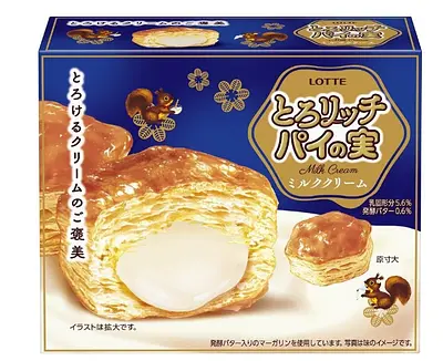 Lotte Pie No Mi Tororich Milk Cream