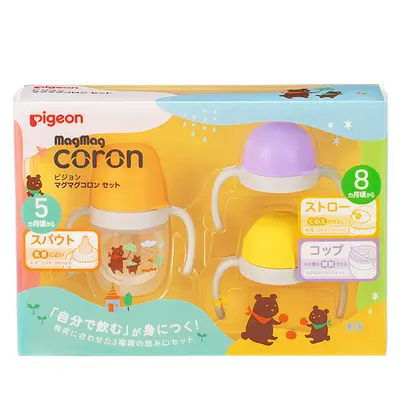 Pigeon Magmag Spout & Straw Cup Set
