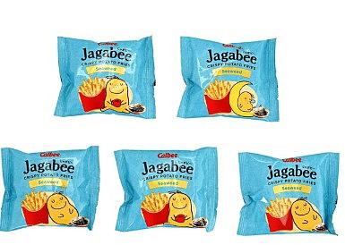 Calbee Jagabee Crispy Potato Fries Seaweed 5P - Image 3