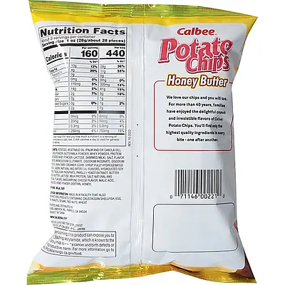カルビー ポテトチップス しあわせバター (英語） - Image 2