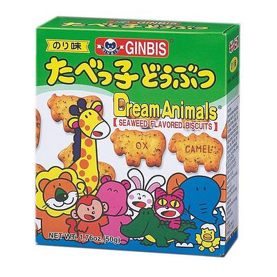 Ginbis Animal Biscuits Seaweed