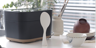 Marna Standing Rice Scoop White - Image 2